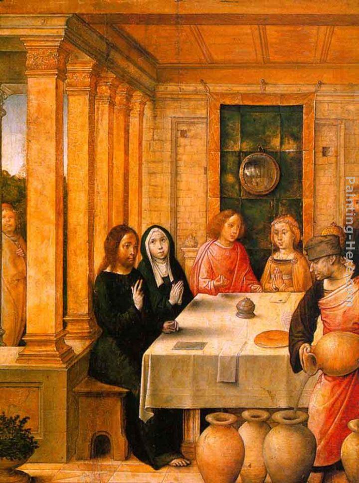 Juan De Flandes The Marriage Feast at Cana